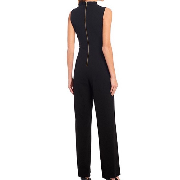 🖤CalvinKlein🖤 Choker Neck Sleeveless JumpsuitSz4 - Picture 3 of 4